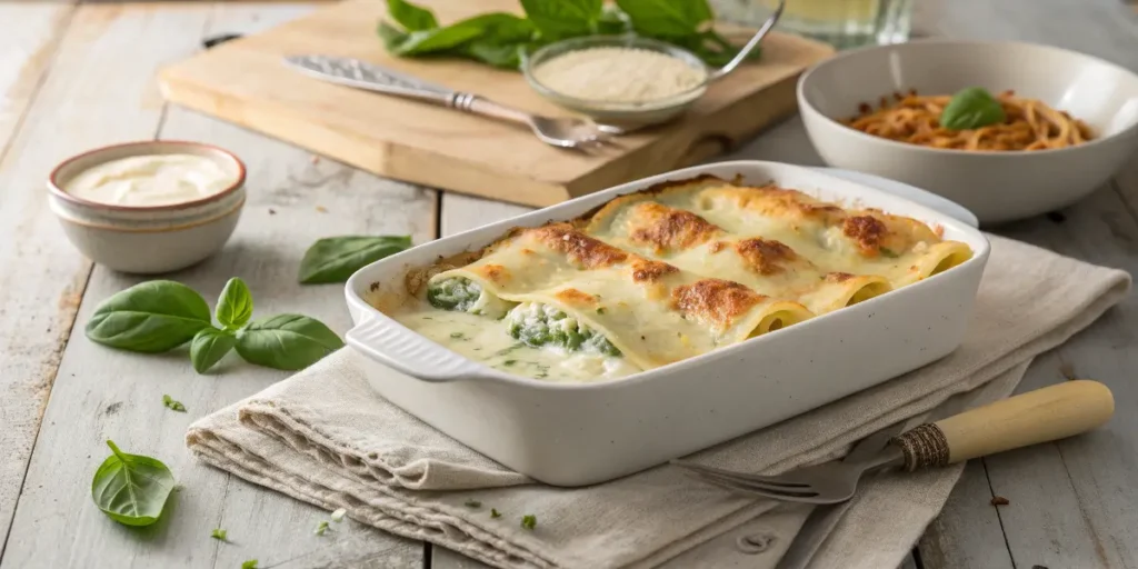 Caneloni au Poulet et Ricotta