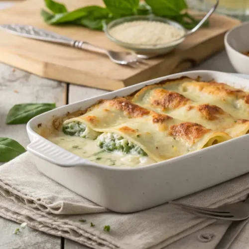 Caneloni au Poulet et Ricotta