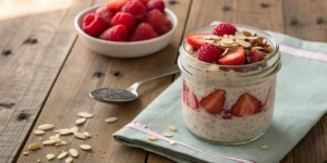 Recette Overnight Oats Framboise