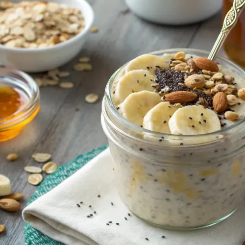 Overnight Oats Beurre de Cacahuète