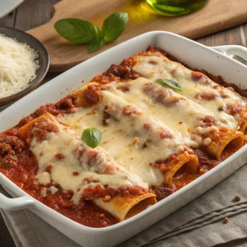 Caneloni au Bœuf Recette