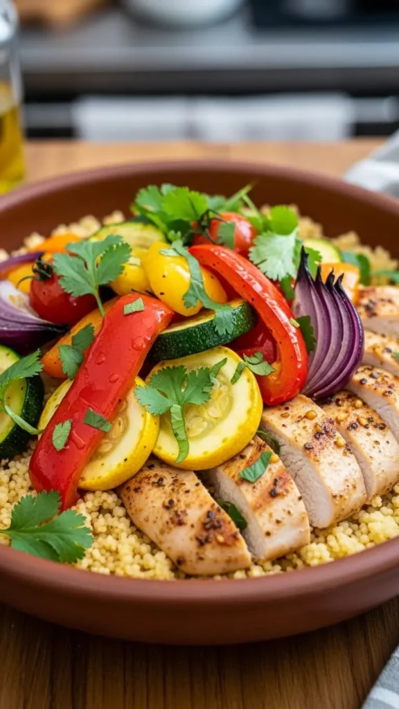 Couscous au Poulet et Légumes