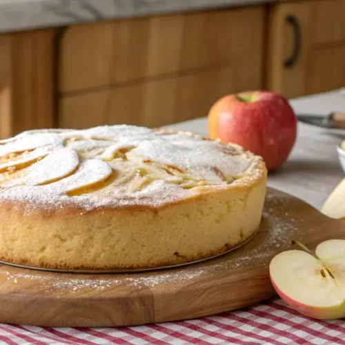 Gâteau moelleux aux pommes et mascarpone