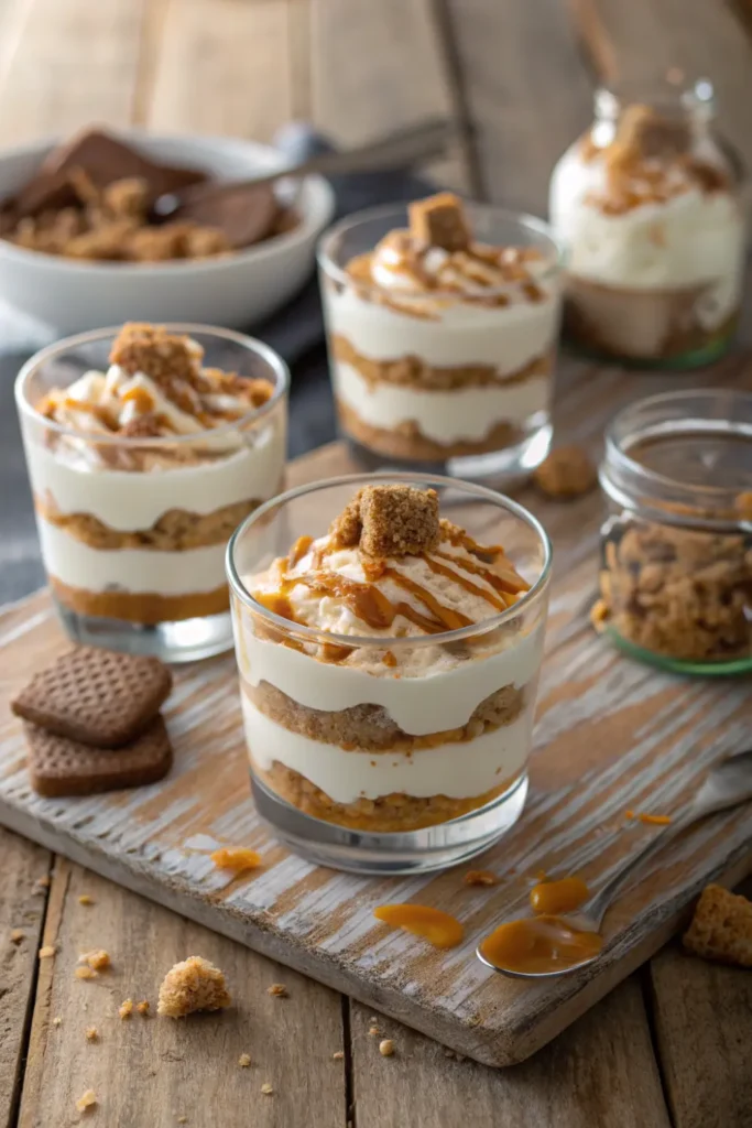 Verrine mascarpone et caramel au beurre salé
