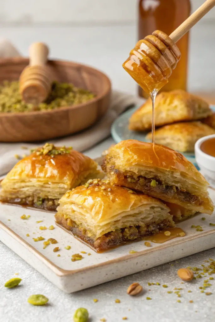 Baklava aux Amandes et Miel