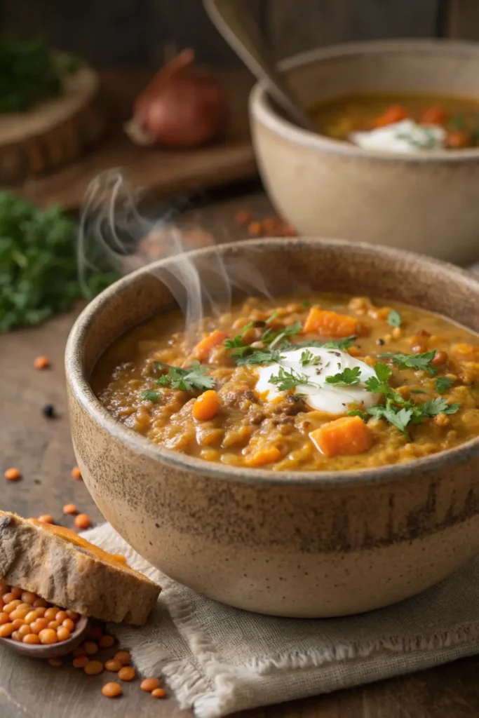 Soupe de Lentilles et Carottes