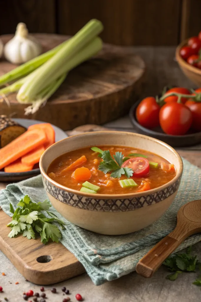 Harira Allégée aux Légumes