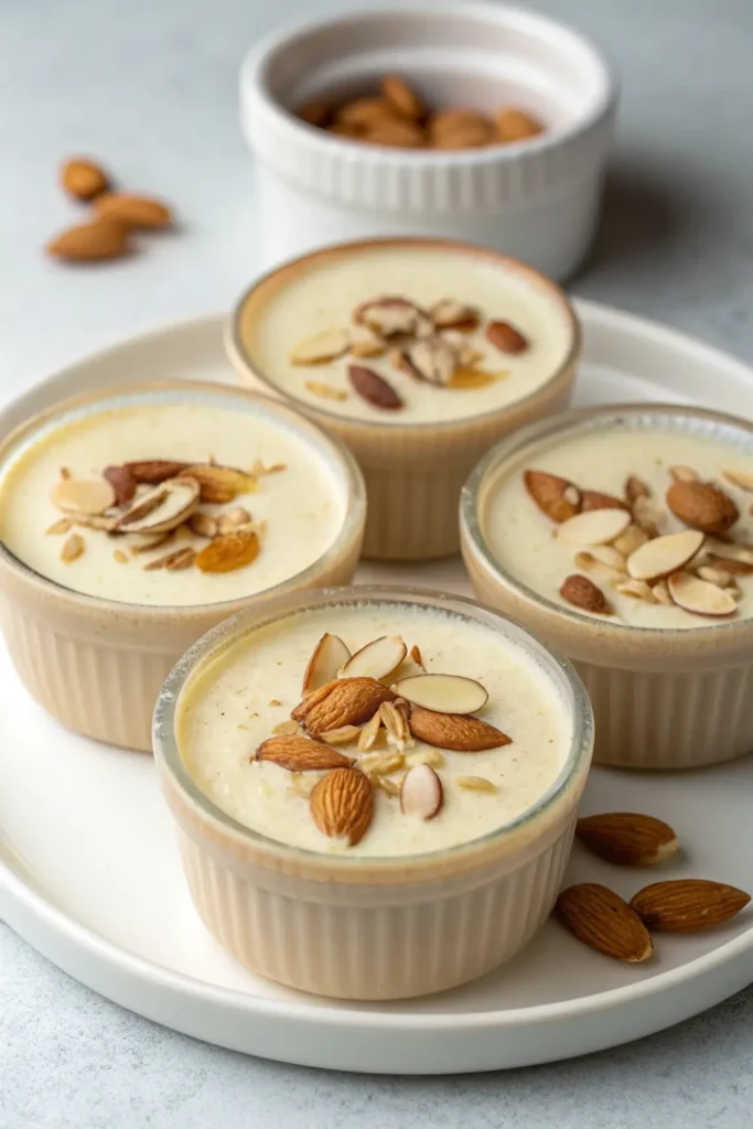 Mhalbi (Crème Tunisienne à la Fleur d’Oranger)