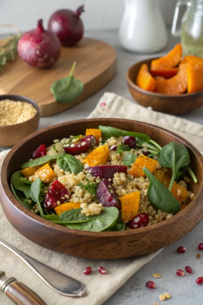 Salade Tiède de Quinoa et Légumes de Saison