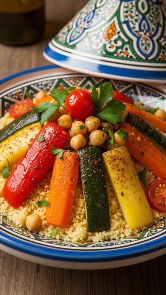 Idée Repas Soir Marocain : Couscous Végétarien