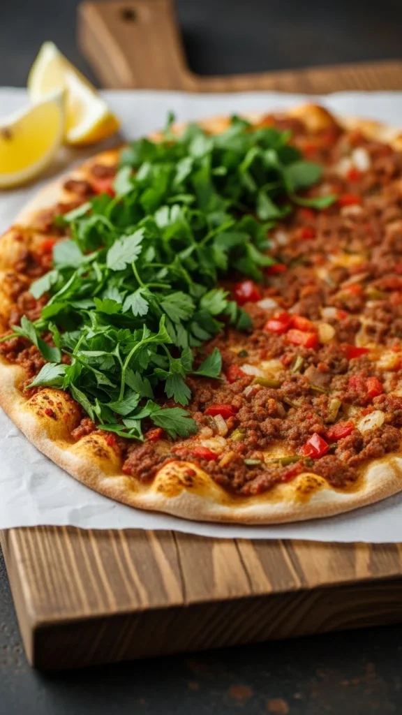 Idée Repas Soir Turc : Lahmacun Maison