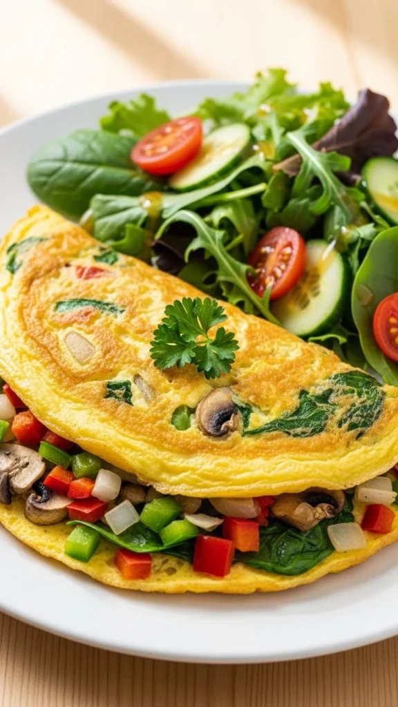 Idée Repas Soir Œufs : Omelette aux Légumes