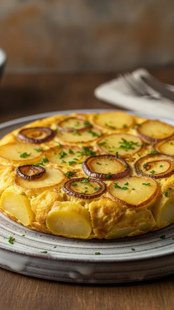 Idée Repas Soir Œufs : Tortilla Espagnole aux Pommes de Terre