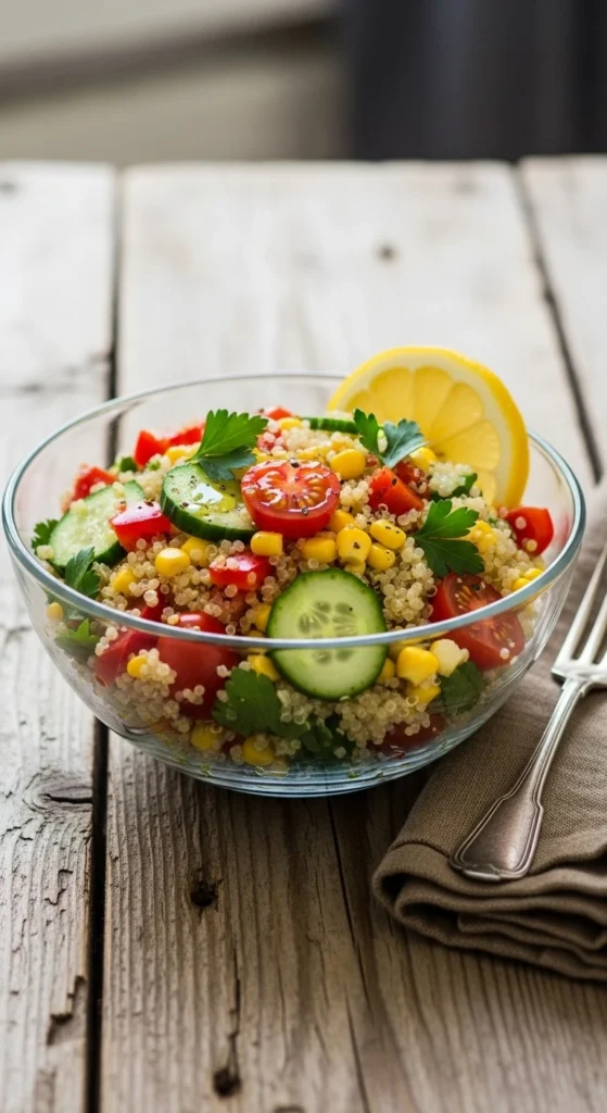 Idée Repas Soir Frais : Salade de Quinoa aux Légumes