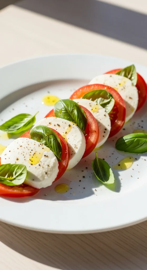 Idée Repas Soir Frais : Salade Caprese Express