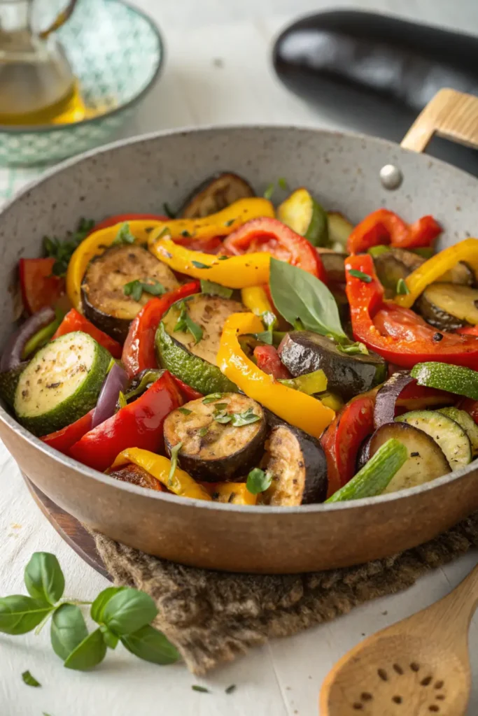  Poêlée de légumes méditerranéens