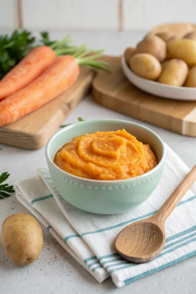 Purée Douce de Carottes et Pommes de Terre (dès 6 mois)