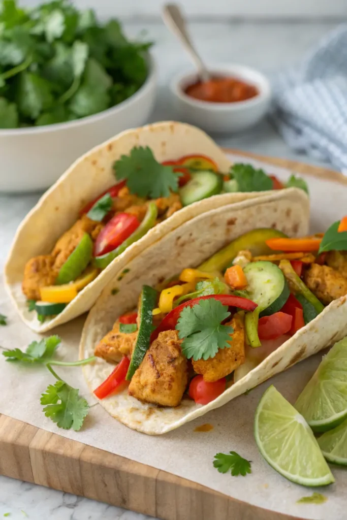 Tacos au Poulet Curry