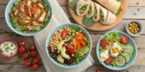5 Repas du Soir Frais et Faciles : Salades et Recettes Sans Cuisson