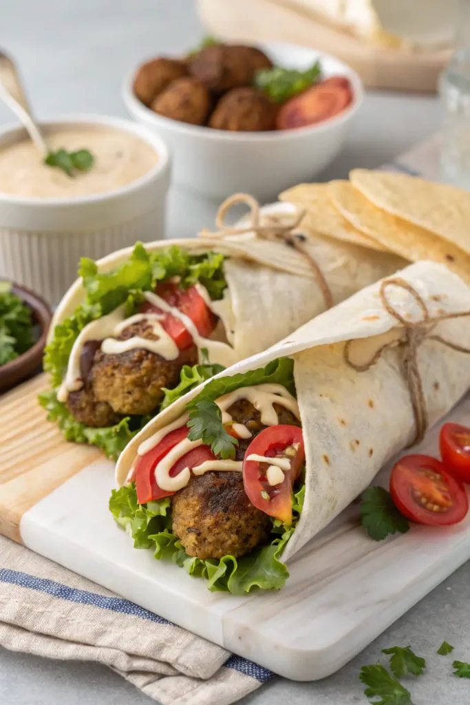 Wrap Falafel et Sauce Tahini
