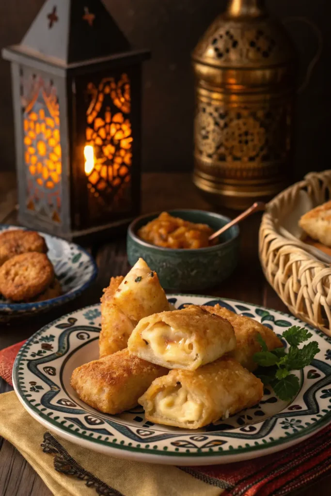 Briouates au Poulet et Fromage