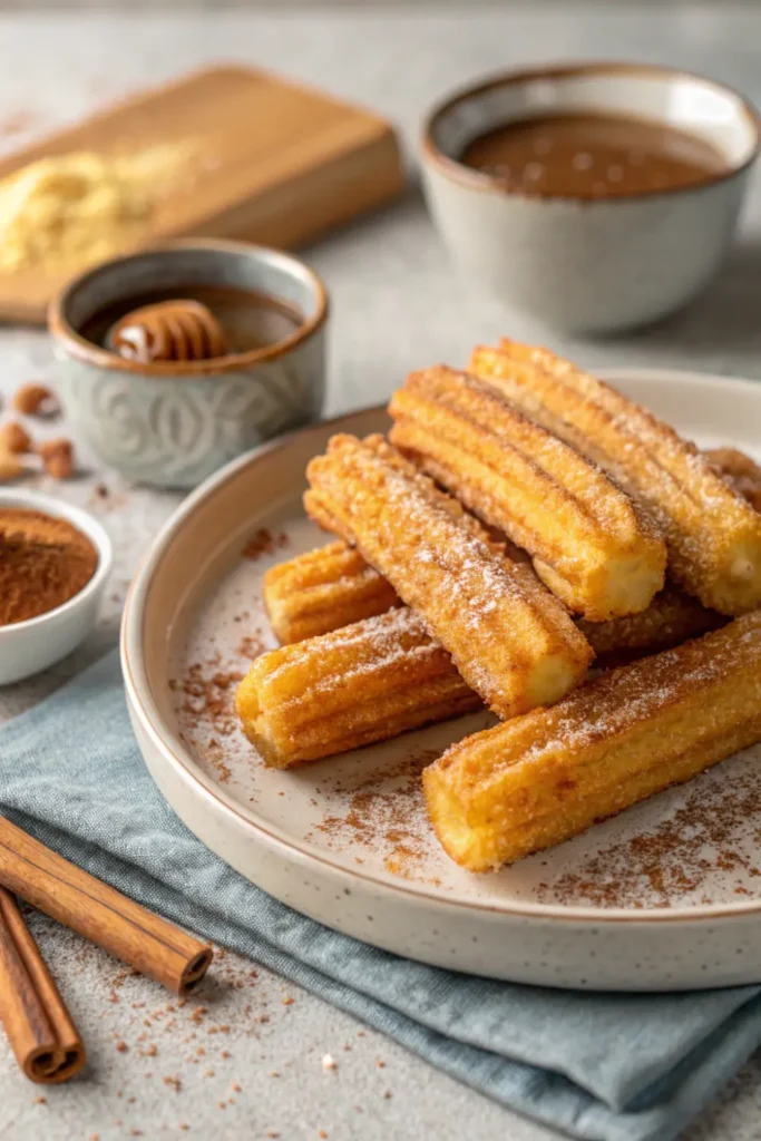 Churros Sucrés à l’Air Fryer