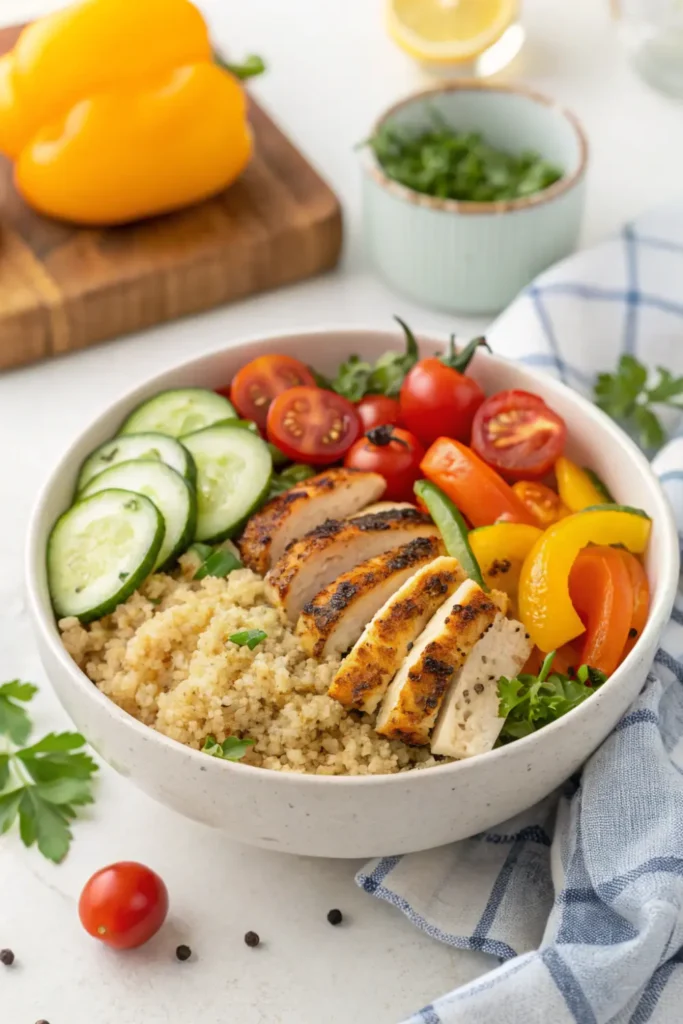 Bowl Poulet Grillé & Quinoa