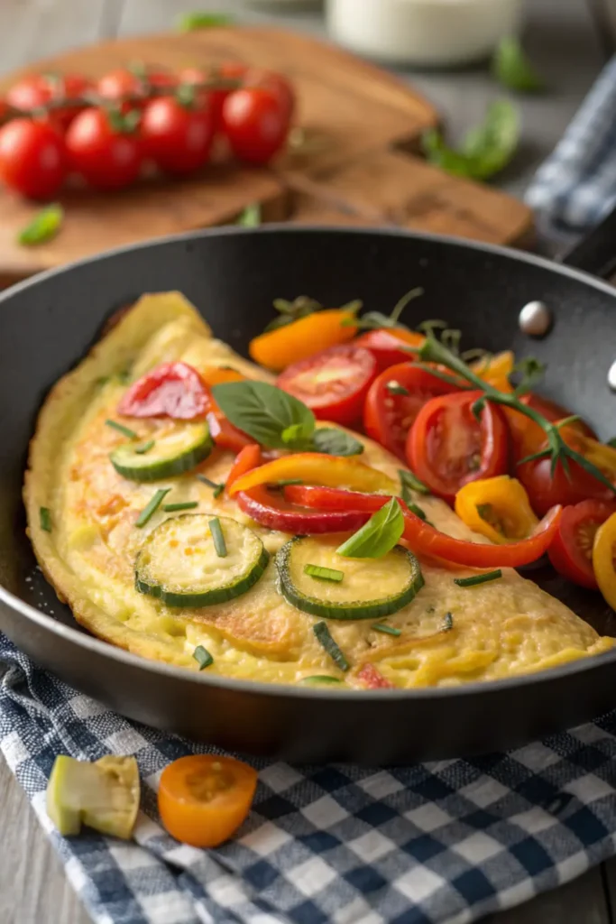 Omelette Légère aux Légumes