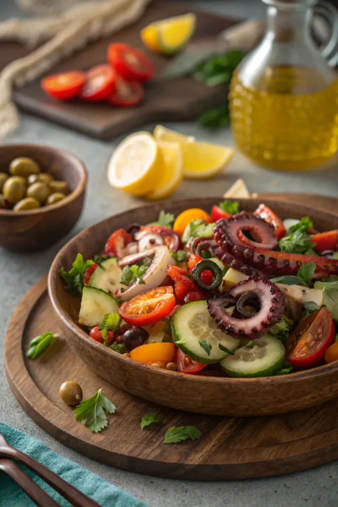 Salade de Poulpe Méditerranéenne