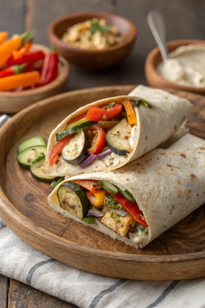Wrap Végétarien Méditerranéen