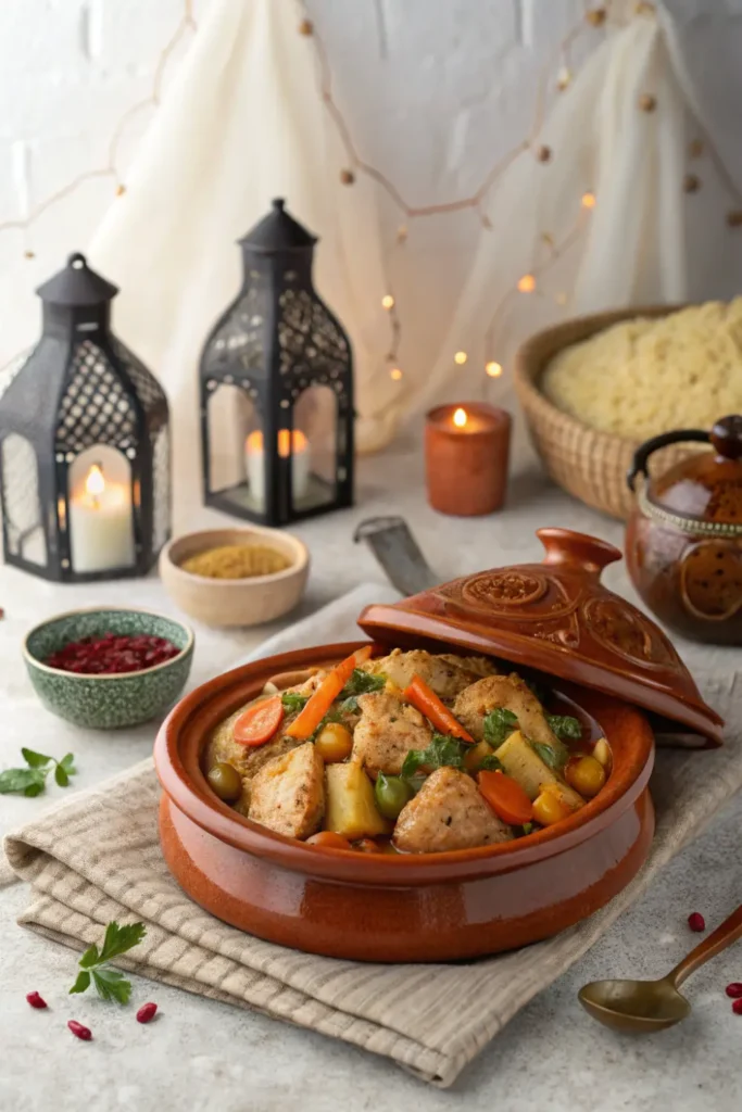 Tajine de Poulet aux Olives