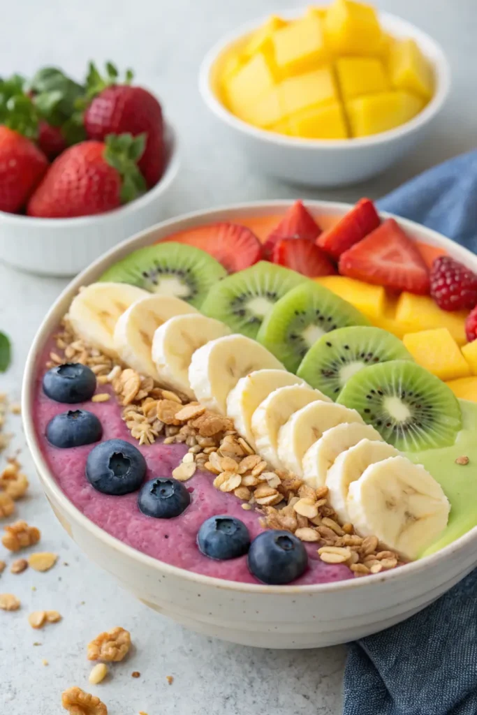 Smoothie Bowl Arc-en-Ciel