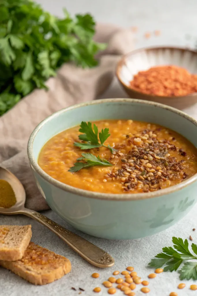 Soupe de Lentilles Rouge