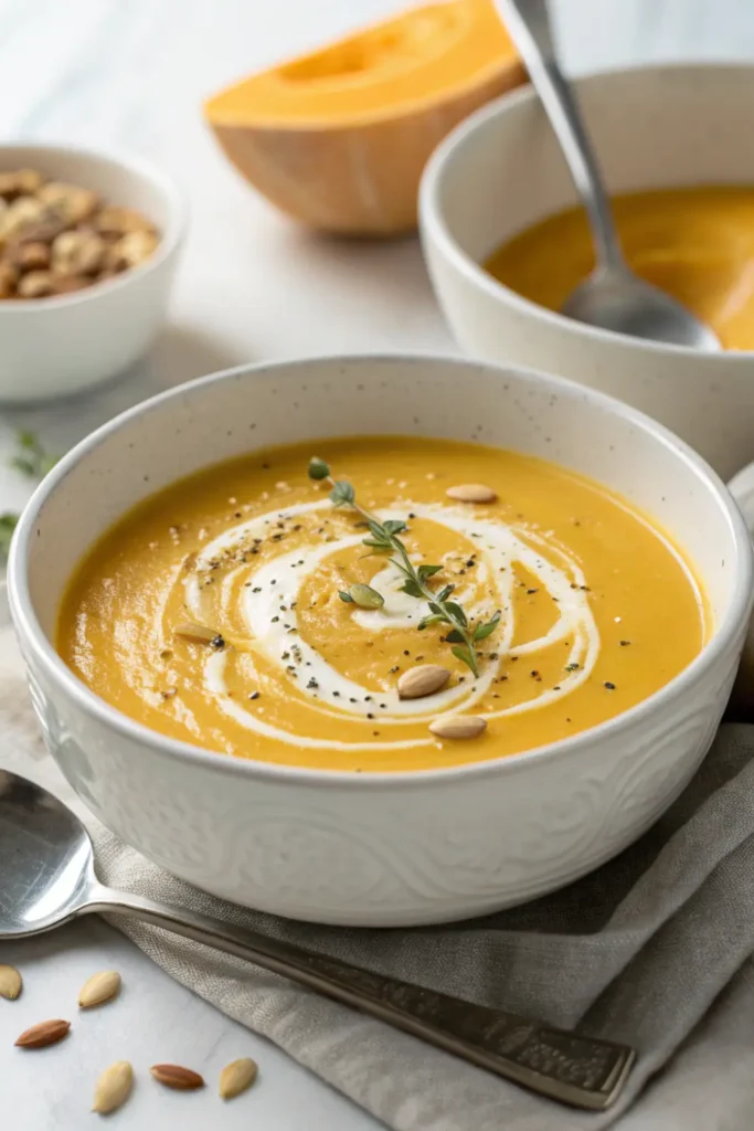Soupe de butternut onctueuse
