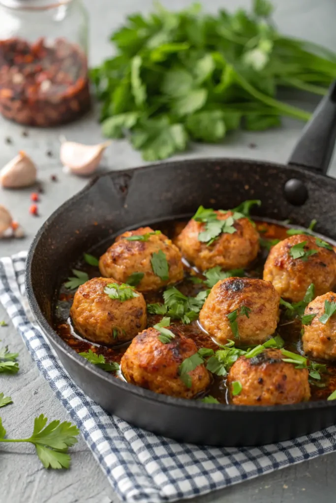Boulettes de Poulet Épicées pour Ftour