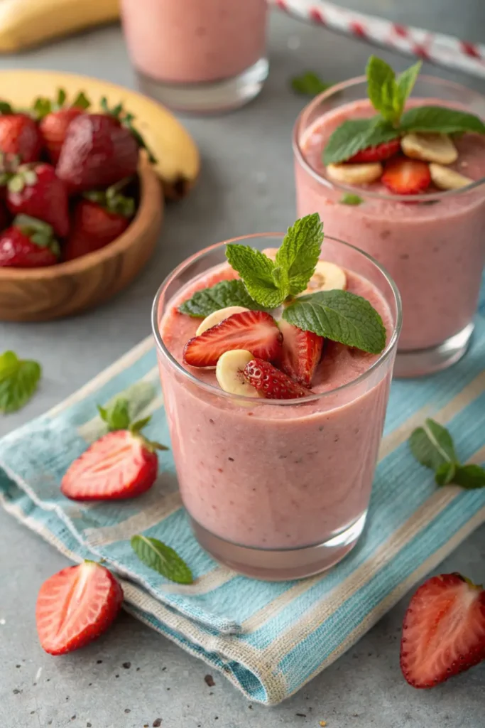 Smoothie Fraise-Banane
