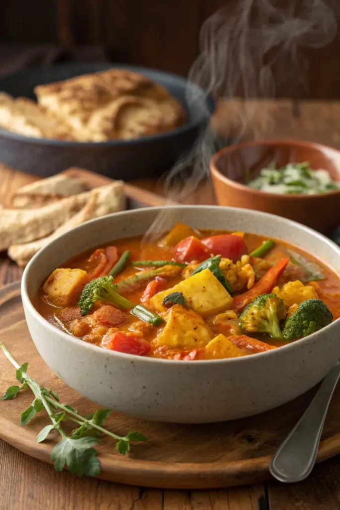 Curry Doux de Légumes ou de Poulet