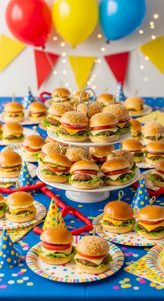 Mini burgers pour enfants
