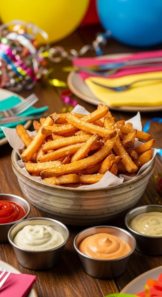  Frites de pommes de terre ou de patates douces 