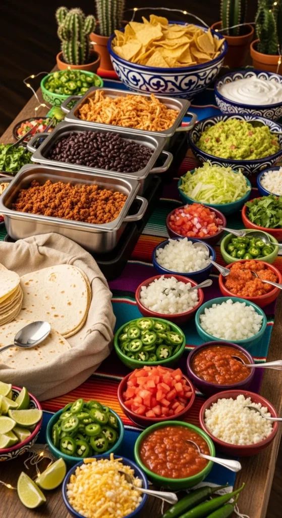  Tacos à composer soi-même