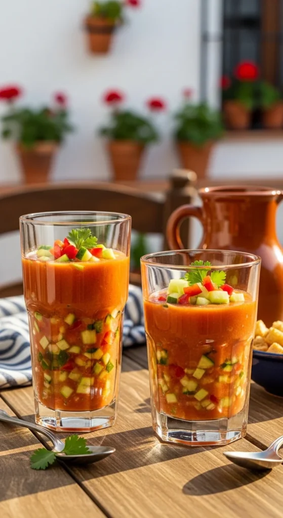 Gaspacho andalou rafraîchissant