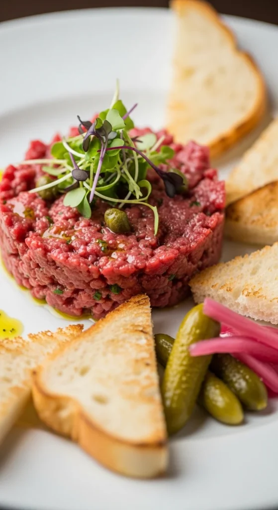 Tartare de bœuf à la truffe