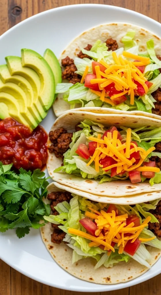 Tacos de bœuf façon fiesta