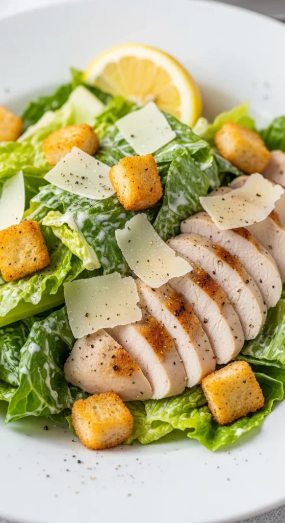 Salade César au poulet grillé