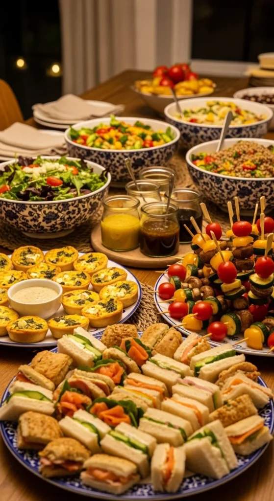 Buffet maison convivial