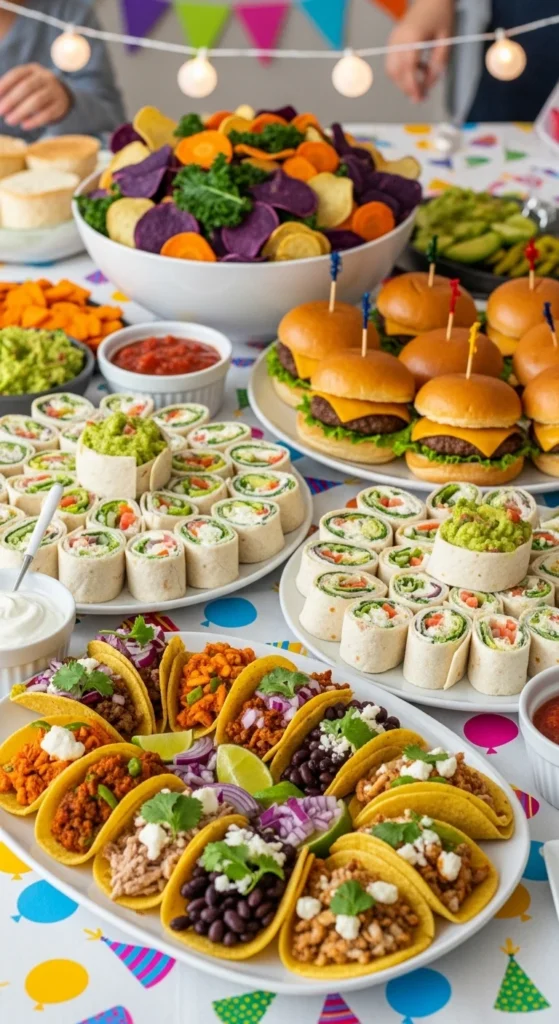 Repas sur le thème “street food”