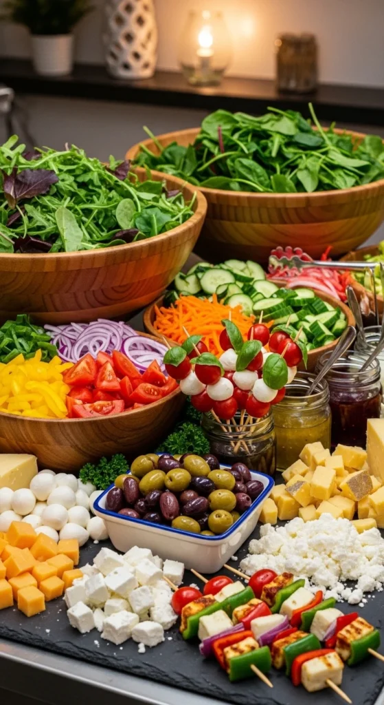 Bar à salades et tapas maison