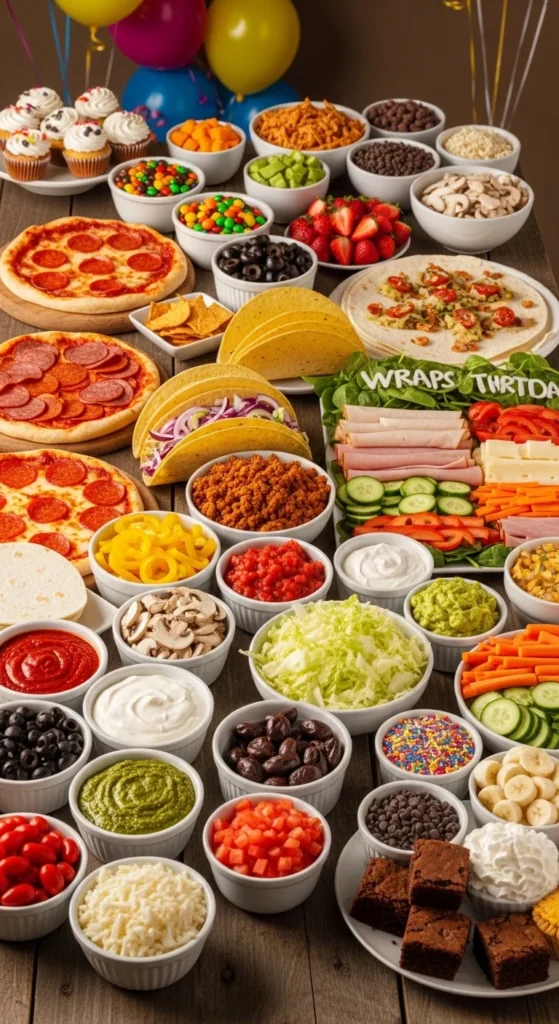 Repas interactif DIY (Do It Yourself)