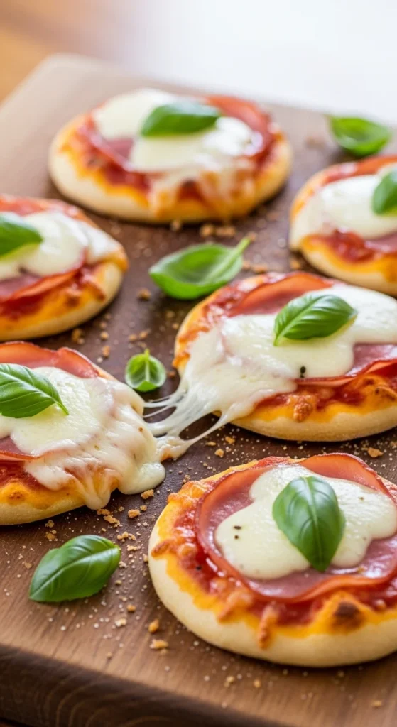 Pizza maison en portions individuelles