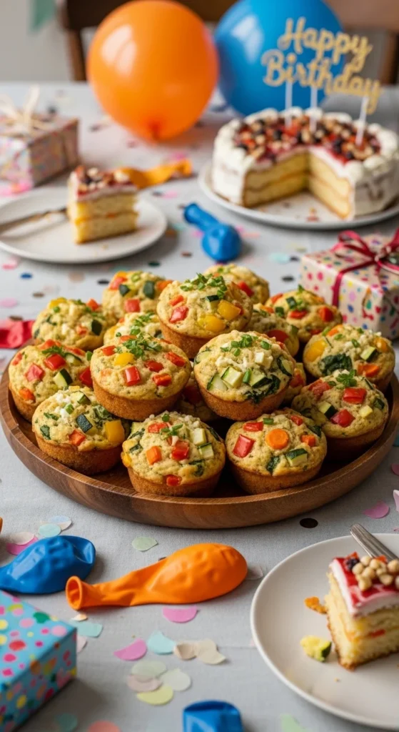 Muffins salés aux légumes